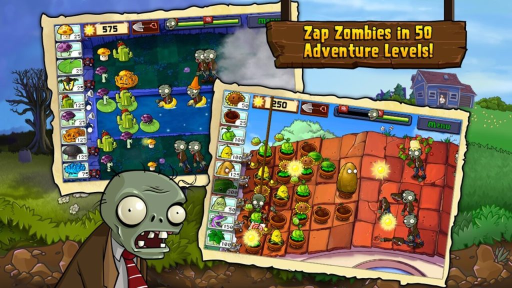 Features of Plants vs Zombies MOD APK